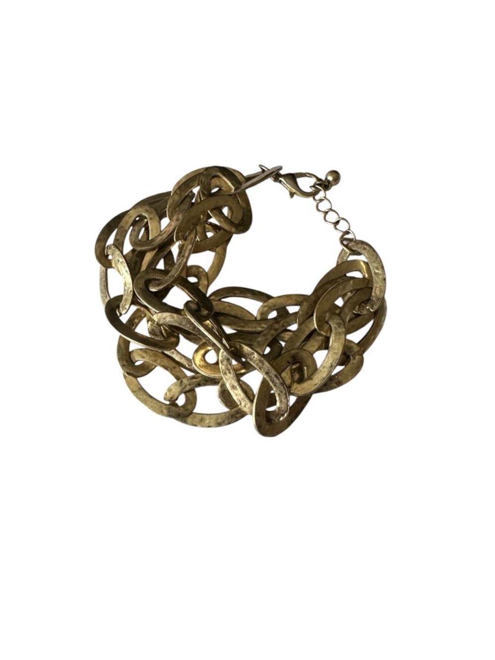 Gold-Tone Multi-Link Statement Bracelet